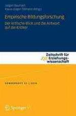 Empirische Bildungsforschung: Der kritische Blick und die Antwort auf die Kritiker.