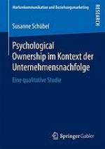 Psychological Ownership im Kontext der Unternehmensnachfolge : eine qualitative Studie