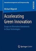 Accelerating green innovation : essays on alternative investments in clean technologies