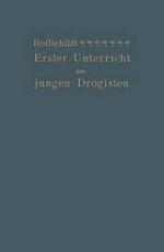 Erster Unterricht des jungen Drogisten