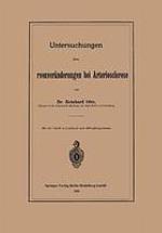 Untersuchungen über Sehnervenveränderungen bei Arteriosclerose