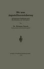 Die neue Angestelltenversicherung : Systematische Einführung nebst Berufskatalog und Sachregister