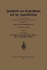 ... Der schutz der gewerblich tätigen kinder und der jugendlichen arbeiter.