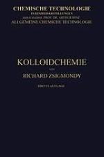 Kolloidchemie : Ein Lehrbuch