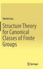 Structure theory for canonical classes of finite groups
