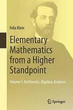 Arithmetic, Algebra, Analysis