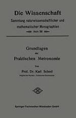 Grundlagen der Praktischen Metronomie