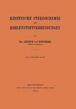 Kinetische Stereochemie der Kohlenstoffverbindungen