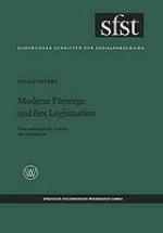 Moderne Fürsorge und ihre Legitimation : Eine soziologische Analyse der Sozialarbeit