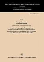 Versuche zur Steigerung der Temperatur in der Schmelzzone des Kupolofens und zur Erzielung eines optimalen thermischen Wirkungsgrades durch Verwendung von HC-Koks in unterschiedlicher Stückgröße