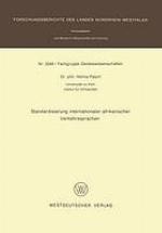 Standardisierung internationaler afrikanischer Verkehrssprachen