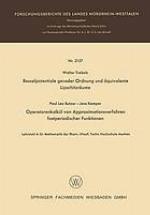 Besselpotentiale gerader Ordnung und äquivalente Lipschitzräume. Operatorenkalkül von Approximationsverfahren fastperiodischer Funktionen