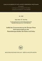 Einfluß der Zusammensetzung der flüssigen Phase beim Löschvorgang auf die Plastizitätseigenschaften des Kalkes nach Emley
