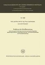 Probleme der Schallbewertung : Untersuchung der bisherigen akustisch-psychophysiologischen Bewertungsverfahren, insbesondere des Zeit- und Intensitätseinflusses bei Wechselbeschallung