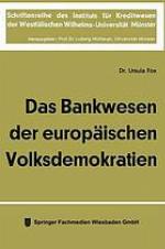 Das Bankwesen der europäischen Volksdemokratien