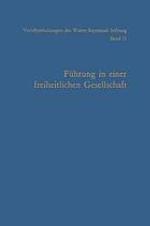 Führung in einer freiheitlichen Gesellschaft