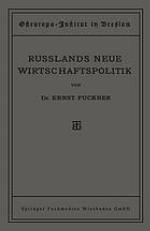 Russlands Neue Wirtschaftspolitik