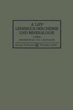 Lehrbuch der Chemie und Mineralogie : I. Teil: Für die Mittelstufe Hh̲erer Lehranstalten