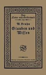 Glauben und wissen