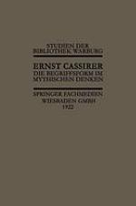 Die Begriffsform im Mythischen Denken