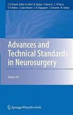 Advances and technical standards in neurosurgery. / Vol. 38