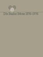 Die Basler Börse 1876-1976