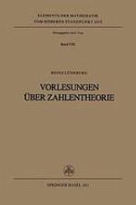 Vorlesungen über Zahlentheorie