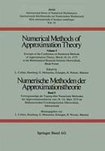 Excerpts of the Conference on Numerical Methods of Approximation Theory, March 18-24, 1979 at the Mathematical Research Institute Oberwolfach, Black Forest