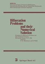 Bifurcation problems and their numerical solution : workshop on bifurcation problems and their numericalsSolution, Dortmund, January 15-17, 1980