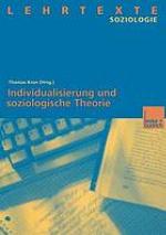 Individualisierung und soziologische Theorie