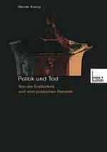 Politik und Tod : von der Endlichkeit und vom politischen Handeln