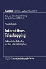 Interaktives Teleshopping elektronisches Einkaufen auf dem Informationhighway