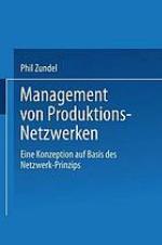 Management von Produktions-Netzwerken eine Konzeption auf Basis des Netzwerk-Prinzips