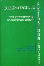 Directions in Sociolinguistics