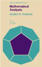 Mathematical Analysis