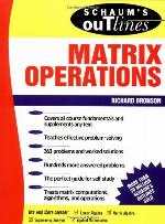 Schaum's Outline of Matrix Operations
