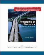 Principles of Statistics for Engineers and Scientists