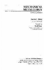 Mechanical Metallurgy