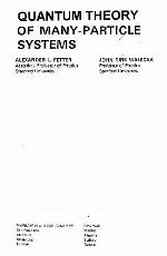 Quantum Theory of Many-Particle Systems