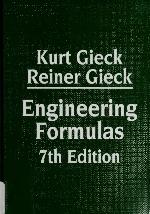 Engineering Formulas 7th Edition
