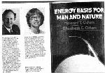 Energy Basis for Man and Nature