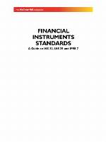Financial instruments standards : a guide on IAS 32, IAS 39 and IFRS 7