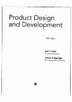 Product Design and Development