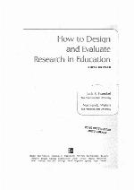 How to design and evaluate research in education