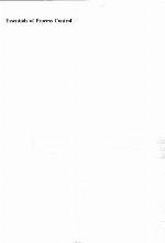 Essentials of process control