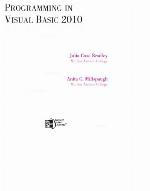 Programming in Visual Basic 2010