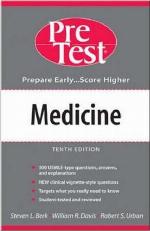 Medicine: PreTest Self-Assessment and Review (PreTest Series)