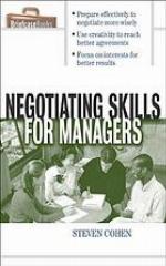 Negotiating Skills for Managers