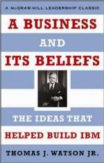 A Business and Its Beliefs