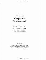 What Is Corporate Governance?